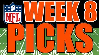 NFL Week 8 Picks! Picking EVERY winner of the NFL games this weekend.