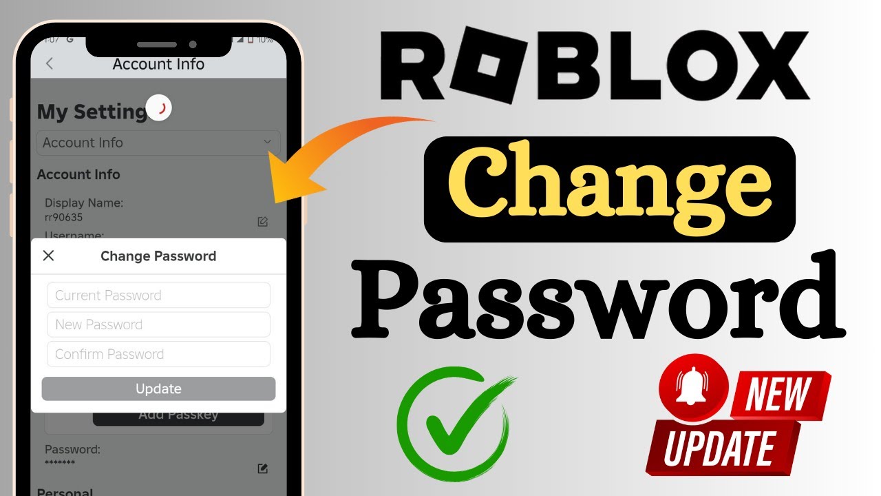 How to Reset Forgotten Roblox Password 2024 | Change Your Roblox Password - YouTube