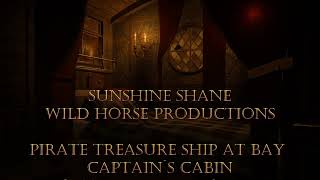 Captain´s Cabin #Ambience  - Only nature sounds - Pirate Treasure Ship at Bay Port-au-Prince 1693 AD