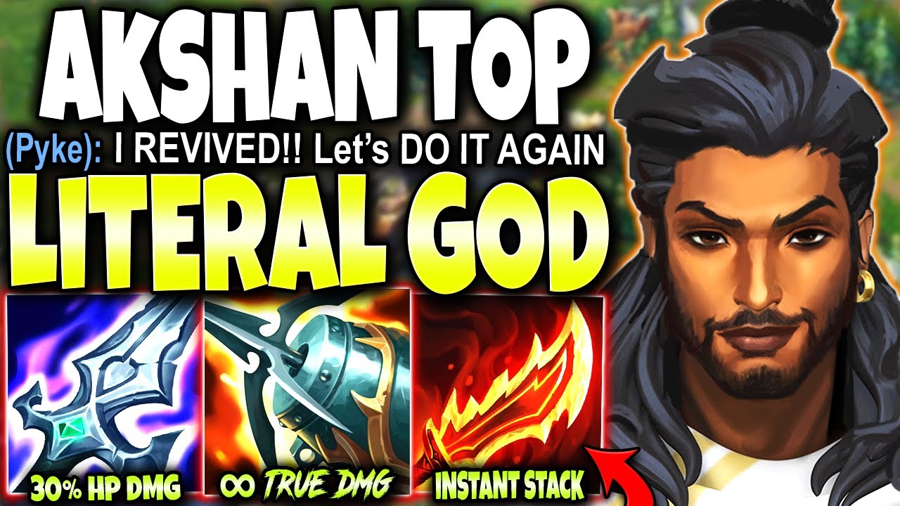 New Champion Akshan is a LITERAL GOD in League of Legends! He can REVIVE TEAMMATES and DELETE ALL ????