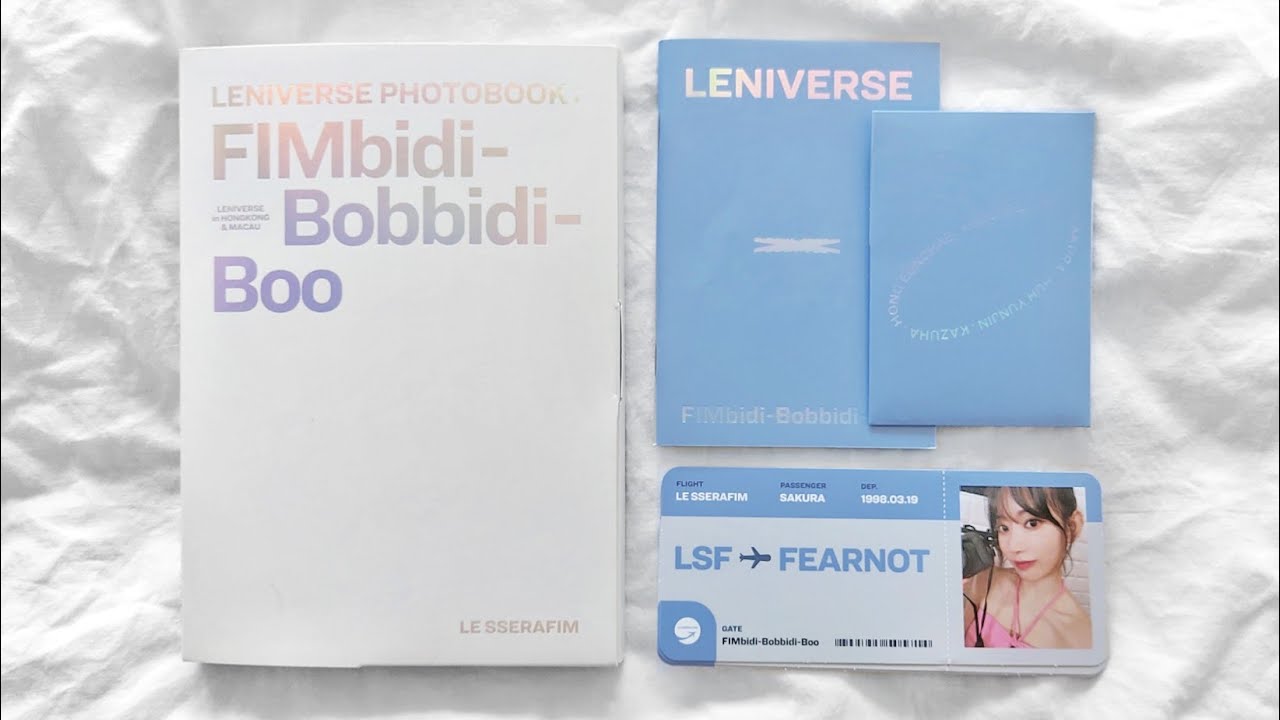 ☆ LE SSERAFIM 르세라핌 LENNIVERSE Photobook ❝ FIMbidi-Bobbidi-Boo ❞  Unboxing ☆
