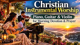 Christian Instrumental Worship 🌅 Piano, Guitar & Violin for Morning Devotion & Prayer