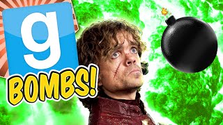 Gmod Bombs - Game Of Thrones Explosives (Garry's Mod Sandbox Funny Moments)