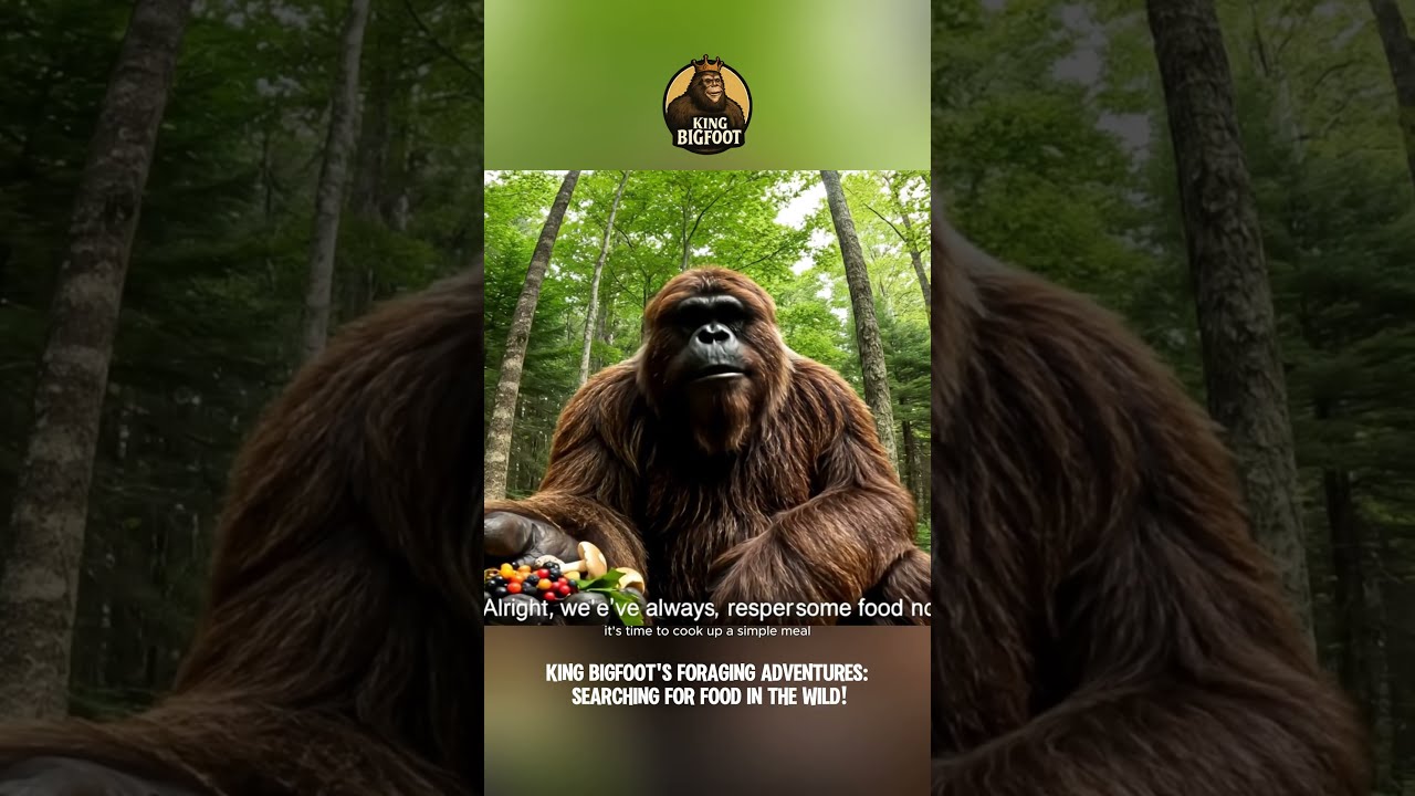 Bigfoot Vlogs King S Foraging Adventures Searching For Food In The Wild