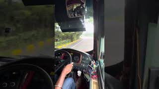 Nissan Diesel (UD) JA 452s PF6 engine sound of engine climbing hill Genting Highland