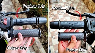 Dominar (BS6) Model Handle Grip In Pulsar 150 (Full Installation)