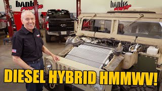 Sneak peek at the ARMY's first Banks diesel hybrid HMMWV Prototype by Banks Power 13,747 views 5 months ago 1 minute, 1 second