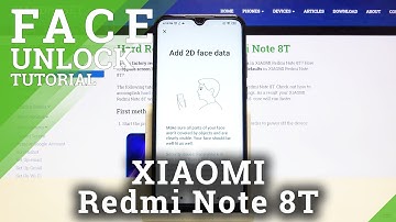 How to Activate Face Recognition in Xiaomi Redmi Note 8T - Add Face Unlock