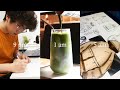 Late night study vlog in design school  try to sketch like fashion designer