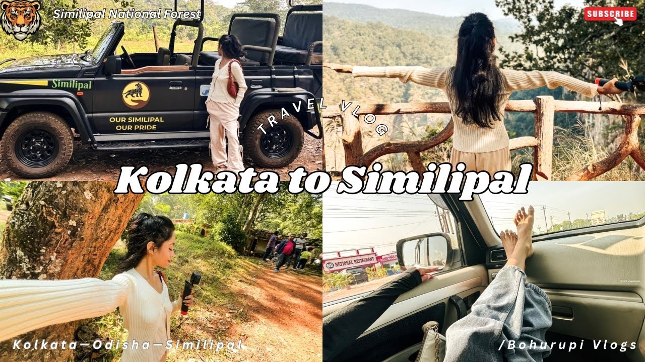 SIMILIPAL Road Trip! Safari, Waterfalls & Forest Vlog From Kolkata