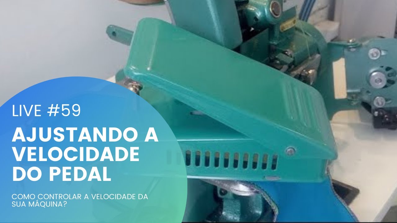 LIVE - AJUSTANDO O PEDAL / VELOCIDADE DO MOTOR