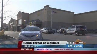 Walmart store evacuated due to bomb threat