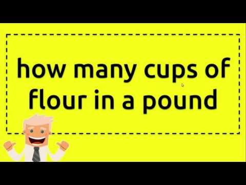 Video: How Many Glasses In A Kilogram Of Flour