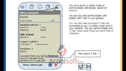 BW smart phone app simulation video