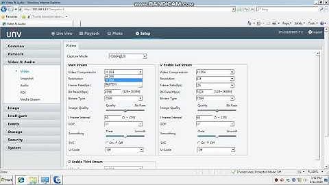 IP Camera Settings Uni-view v2.0 Firmware