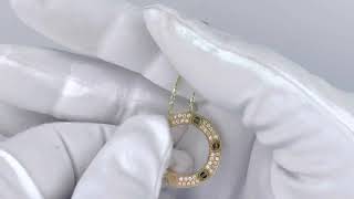 Vidéo: Collier Pendentif Cartier Love Pavé Or jaune 18K Diamants . Prix neuf : 7800€