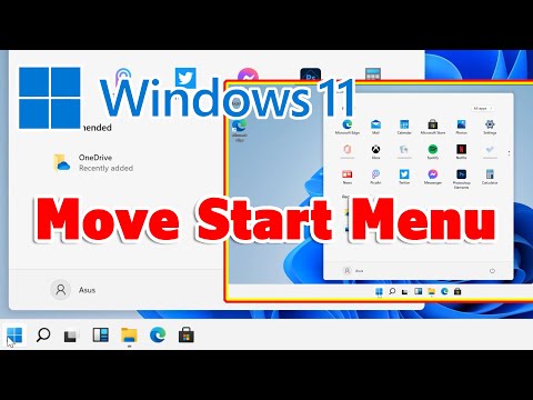 Windows 11 Tutorials || Move Start menu to Left