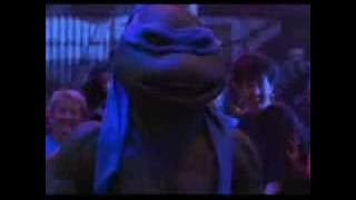 TMNT 2 (1991) Club fight scene   Ninja Rap!!.flv