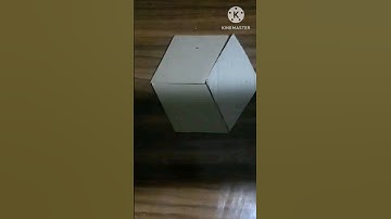 How to create a hexagonal shape from cardboard#shorts#