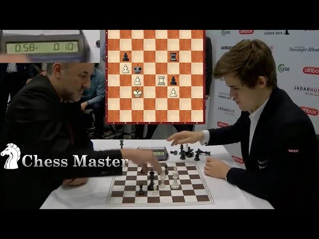 blitz chess: magnus carlsen (30 seconds) vs manager espen agdestein (3  minutes) : r/Damnthatsinteresting