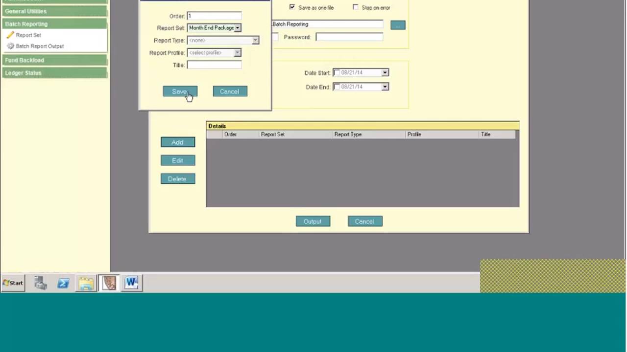 Batch Reporting - Eze Investor Accounting Training - YouTube