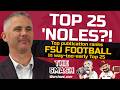 FSU Football in the TOP 25?! | Florida State Football | The Smash | Warchant TV #FSU