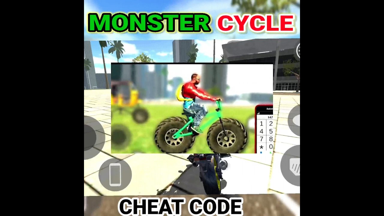 Monster cycle ? cheat code ? || Indian bikes driving 3d new update || #vgsgamervideos #monstercycle