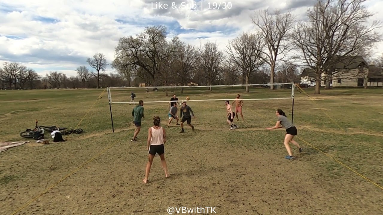 [12APR23] The ground is terrible.. Mid week Volleyball at Wash Park 