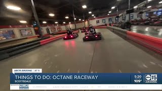 Scottsdale’s Octane Raceway features high-speed go-karts at 45 mph, VR arcade, axe-throwing