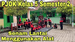 Pembelajaran PJOK Kelas 5 Kombinasi Roll Depan Melompati Kardus dalam Senam Lantai Menggunakan alat