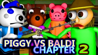 PIGGY vs BALDI ROBLOX ANIMATION CHALLENGE! Chapter 2 (official) Granny Minecraft Game