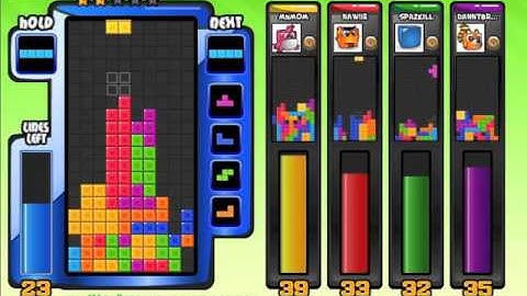 HOW TO BE PROMOTED TO RANK 11 IN ONE GAME ~ SPRINT 5P ~ Tetris Friends | browngirl 💁