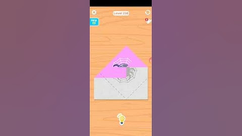 How to solve paper fold (level 238)