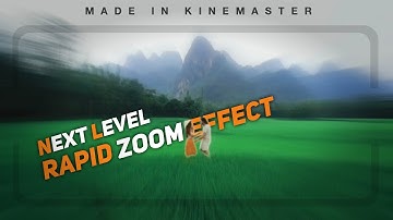 Next Level Rapid Zoom Effect 🔥 In Kinemaster