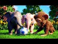 Elephant🐘& monkey🐒 story #ytshorts #shorts #youtubeshorts#utube shorts #kids #funny #comedy #kidsfun
