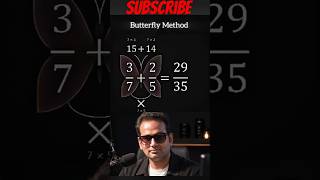 Method Butterfly Method to solve maths problems #mathstricks #mathsreels #reels #mathslover