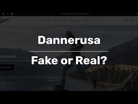 dannerusa-com (Fake Danner Chinese Shopping Scam) » Fake Website Buster