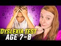 Dyslexia Test For 7 Or 8 Year Old Child