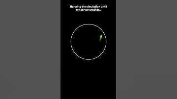 Ball bouncing simulation #adhd #music #code #space #python #physics #simulations #memes #science