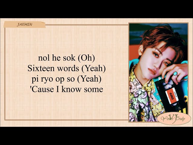 NCT DREAM 엔시티 드림 'ISTJ' Easy Lyrics class=