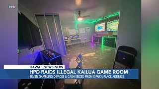 2 arrested in illegal game room raid in Kailua