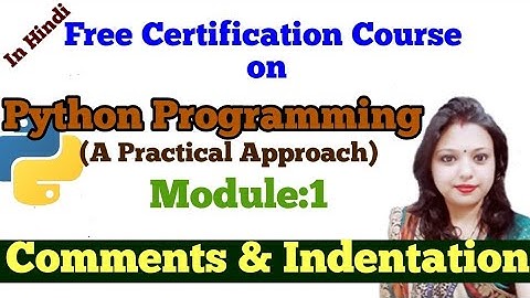 PY5: Python Programming |Tutorial | Python Comments | Python Indentation| Python Statement