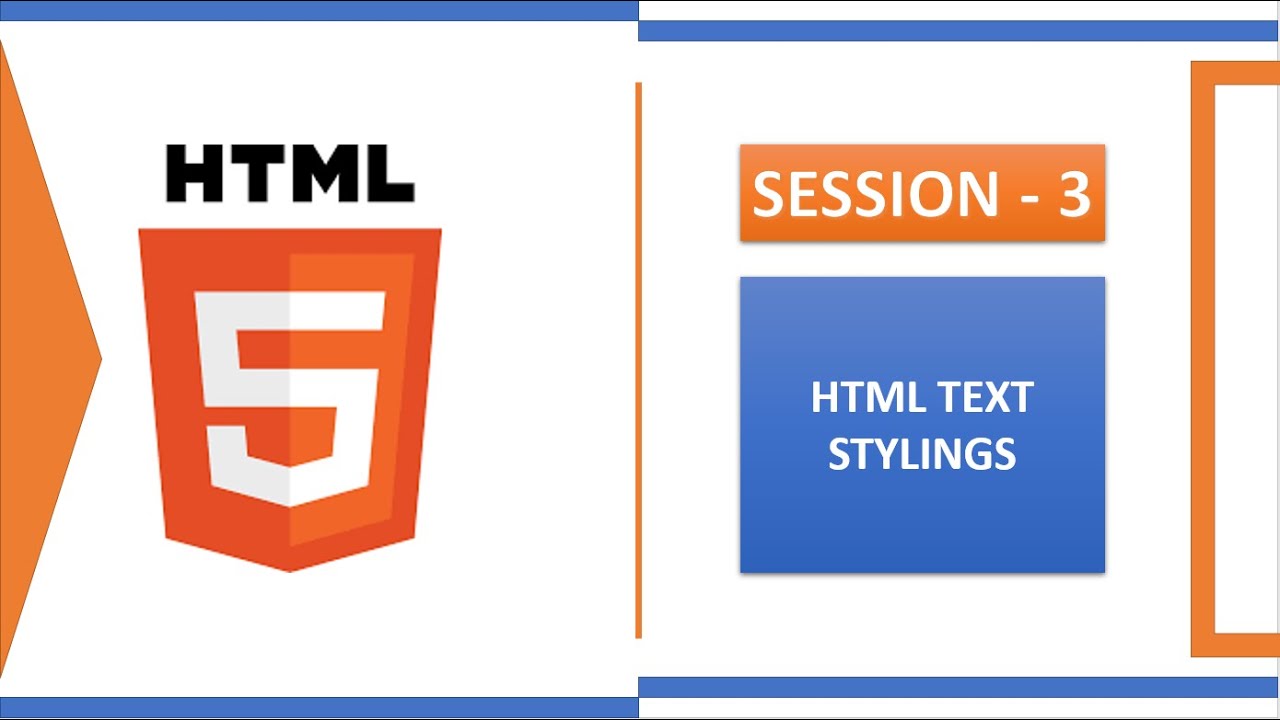 HTML text styling (session 3) - YouTube