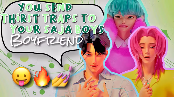 [14Ksubs💚🤍] You send thirst traps to your Saja Boys boyfriend 😛💅🔥 - Kpop Demon Hunter