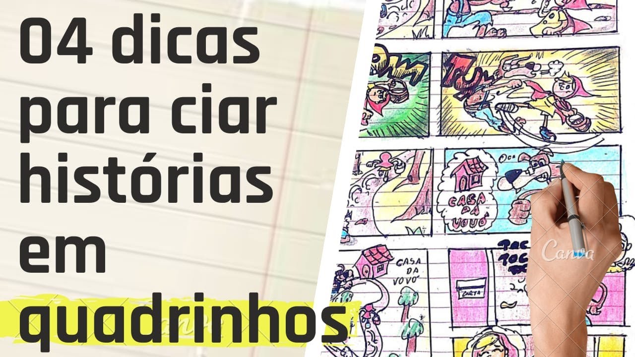 como ter idéias para fazer quadrinhos curtos? - YouTube