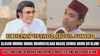 Ustadz Abdul Somad Bantah Ucapan Rhoma Irama Yang Yakin Telah Membatalkan Nasab Habib Baalawi