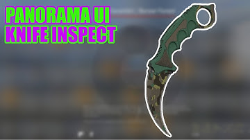 PANORAMA UI ★ Knife Inspect ★ CS:GO