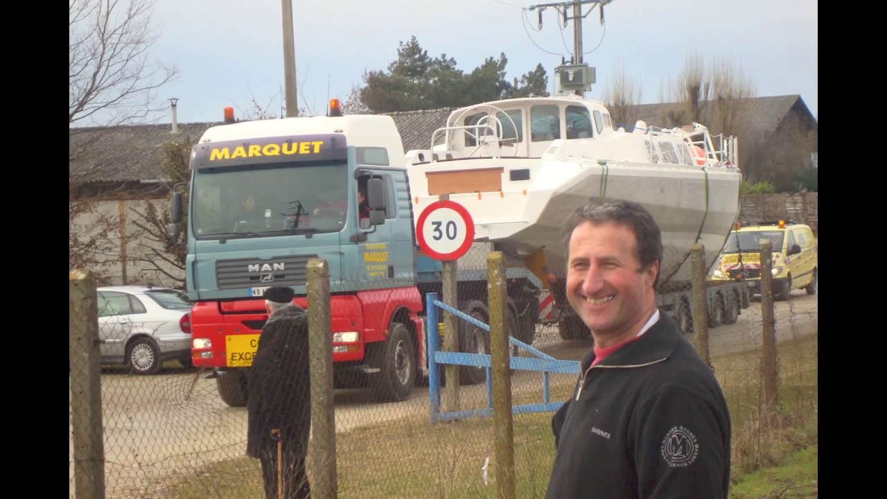 2003 à 2009 construction de 3 voiliers aluminium 17m pour hautes latitudes