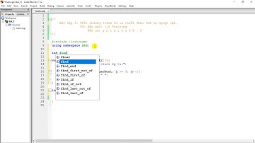Bài 3: in ra chuỗi theo thứ tự đảo ngược