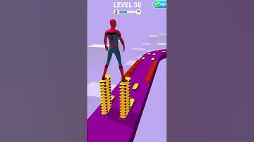 SpiderMan Skater Stacker Android Gameplay #shorts